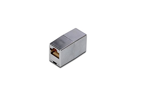 DIGITUS DN-93901 – RJ45 Kupplung Cat 5e – 1 Stück – LAN Kabel Verlängerung – Cat5e Netzwerkkabel Verbinder – PoE Kompatibel – Modulare Kupplung – Für Switch, DSL, Modem, Router, PC – Silber DIGITUS DN-93901 – RJ45 Kupplung Cat 5e – 1 Stück – LAN Kabel Verlängerung – Cat5e Netzwerkkabel Verbinder – PoE Kompatibel – Modulare Kupplung – Für Switch, DSL, Modem, Router, PC – Silber von DIGITUS
