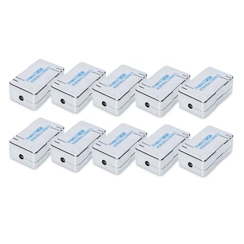 DIGITUS DN-93903 – LSA Verbindungsmodul Cat 6 – 10 Stück – Geschirmt – Cat6 LSA Schneidklemme – AWG 22 bis AWG 26 – Für Ethernetkabel, Netzwerkkabel, Verlegekabel, Installationskabel – Silber DIGITUS DN-93903 – LSA Verbindungsmodul Cat 6 – 10 Stück – Geschirmt – Cat6 LSA Schneidklemme – AWG 22 bis AWG 26 – Für Ethernetkabel, Netzwerkkabel, Verlegekabel, Installationskabel – Silber von DIGITUS