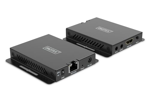 DIGITUS DS-55342 HDMI Extender – UHD 4K 120 Hz – 30 m über LAN-Kabel – Set: Sender & Empfänger – IR Infrarot – HDMI 2.1 & HDCP 2.3 DIGITUS DS-55342 HDMI Extender – UHD 4K 120 Hz – 30 m über LAN-Kabel – Set: Sender & Empfänger – IR Infrarot – HDMI 2.1 & HDCP 2.3 von DIGITUS