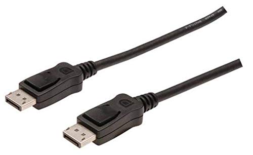 DIGITUS DisplayPort-Kabel - UHD 4K/60Hz - 2m - mit Verriegelung - HBR 2 - Kompatibel mit Monitor, Gaming-Grafikkarte von DIGITUS