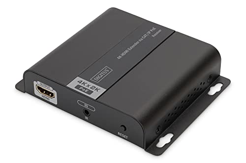 DIGITUS Empfänger-Einheit für HDMI Extender Set (DS-55124) - 4K Ultra-HD 30 Hz - Max. 3840 x 2160 Pixel - Netzwerk-fähig von DIGITUS