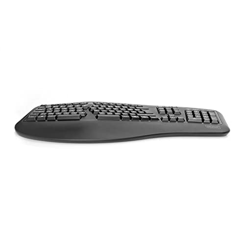 DIGITUS Ergonomische Funk-Tastatur - DE-Tastaturlayout (QWERTZ) - Hotkey-Tasten - Nano USB-Empfänger - Schwarz DIGITUS Ergonomische Funk-Tastatur - DE-Tastaturlayout (QWERTZ) - Hotkey-Tasten - Nano USB-Empfänger - Schwarz von DIGITUS