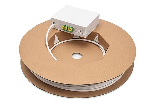 DIGITUS FTTX Installations-Kit - FTTH-Anschlussdose - LC-APC Duplex Kupplung - 4 Fasern - Vorkonfektioniert - 50m Kabellänge - Aufputzmontage - Weiß DIGITUS FTTX Installations-Kit - FTTH-Anschlussdose - LC-APC Duplex Kupplung - 4 Fasern - Vorkonfektioniert - 50m Kabellänge - Aufputzmontage - Weiß von DIGITUS