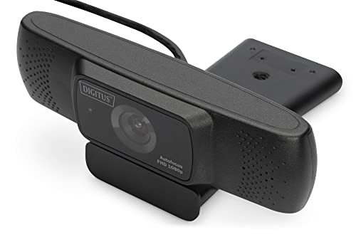 DIGITUS Full HD Webcam - 1080p30Hz - CMOS Bildsensor - Stereo-Mikrofon - Autofokus - Weitwinkel - automatischer Weißabgleich - Plug & Play - Kabellänge 2m - schwarz DIGITUS Full HD Webcam - 1080p30Hz - CMOS Bildsensor - Stereo-Mikrofon - Autofokus - Weitwinkel - automatischer Weißabgleich - Plug & Play - Kabellänge 2m - schwarz von DIGITUS