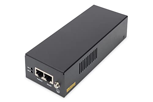 DIGITUS Gigabit Ethernet PoE++ Injector, 802.3bt Power pins: 4/5(+),7/8(-) and 3/6(+), 1/2(-), 85W von DIGITUS