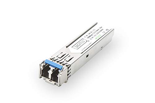 DIGITUS Gigabit SFP Modul, HP-Kompatibel, Mini GBIC, Singlemode, LC Duplex, 1310 nm, 20 km, 1.25 Gbit/s, SFP - Singlemode, SFP 1.25Gbit von DIGITUS