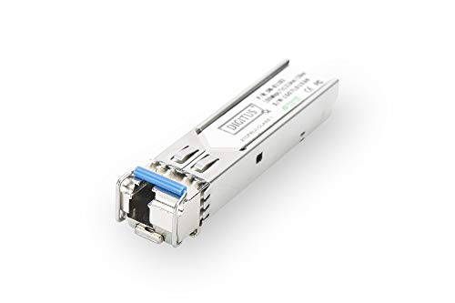 DIGITUS Gigabit SFP Modul, HP-Kompatibel, Mini GBIC, Singlemode, LC Simplex (BiDi), Tx 1310nm / Rx 1550nm, 20 km, 1.25 Gbit/s von DIGITUS
