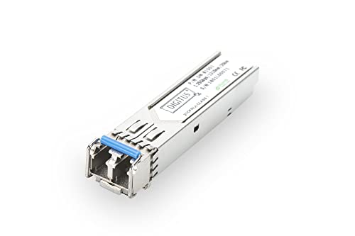 DIGITUS Gigabit SFP Modul, Mini GBIC, Singlemode, LC Duplex, 1310 nm, 20 km, 1.25 Gbit/s von DIGITUS