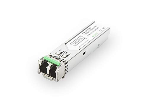 DIGITUS Gigabit SFP Modul, Mini GBIC, Singlemode, LC Duplex, 1550 nm, 80 km, 1.25 Gbit/s von DIGITUS