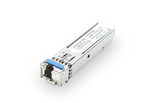 DIGITUS Gigabit SFP Modul, Mini GBIC, Singlemode, LC Simplex (BiDi), Tx 1310nm / Rx 1550nm, 20 km, 1.25 Gbit/s von DIGITUS