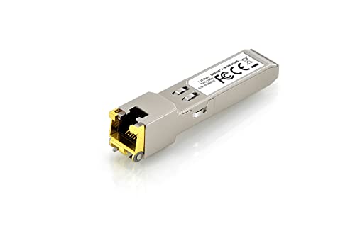 DIGITUS Gigabit SFP Modul für Cat 5 Kupfer Patchkabel, Mini GBIC, RJ45 Buchse, 1000BaseT, 100 Meter, 1.25 Gbit/s DIGITUS Gigabit SFP Modul für Cat 5 Kupfer Patchkabel, Mini GBIC, RJ45 Buchse, 1000BaseT, 100 Meter, 1.25 Gbit/s von DIGITUS