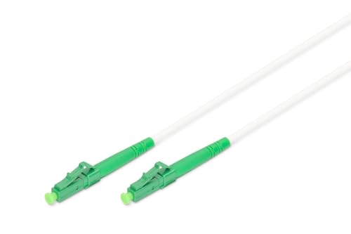 DIGITUS Glasfaserkabel OS2 – 10 m – LC/APC zu LC/APC – Stahlarmiert – Simplex LWL Kabel – SM Singlemode Glasfaser LAN Kabel – Fasertyp: 9/125 µ – LSZH – Weiß DIGITUS Glasfaserkabel OS2 – 10 m – LC/APC zu LC/APC – Stahlarmiert – Simplex LWL Kabel – SM Singlemode Glasfaser LAN Kabel – Fasertyp: 9/125 µ – LSZH – Weiß von DIGITUS