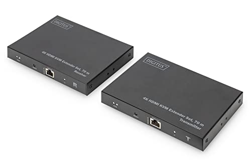 DIGITUS HDMI 2.0 HDMI KVM Extender Set, 70 m USB 1.1, Touch Panel Support DIGITUS HDMI 2.0 HDMI KVM Extender Set, 70 m USB 1.1, Touch Panel Support von DIGITUS