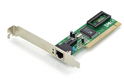DIGITUS IO-Karte - PCI - RJ45 Netzwerk-Karte - 1-Port - Fast Ethernet - Chipsatz Realtek RTL8139D von DIGITUS