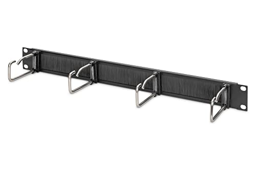 DIGITUS Kabel-Rangierpanel mit Durchführung - 1HE - 4 Führungsbügel 40 x 75 mm - 19-Zoll - Für Netzwerkschränke & Netzwerkkabel - Schwarz DIGITUS Kabel-Rangierpanel mit Durchführung - 1HE - 4 Führungsbügel 40 x 75 mm - 19-Zoll - Für Netzwerkschränke & Netzwerkkabel - Schwarz von DIGITUS