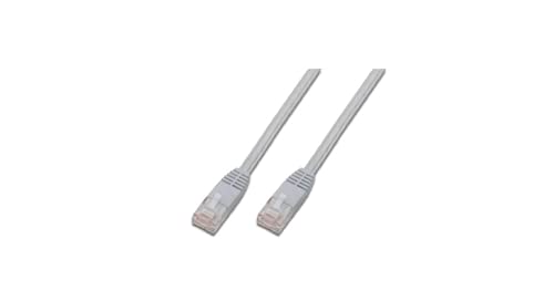 DIGITUS LAN Kabel Cat 5e - 1m - Flaches Netzwerkkabel - U/UTP Ungeschirmt - Kompatibel zu Cat-6 & Cat-5 - Weiß von DIGITUS