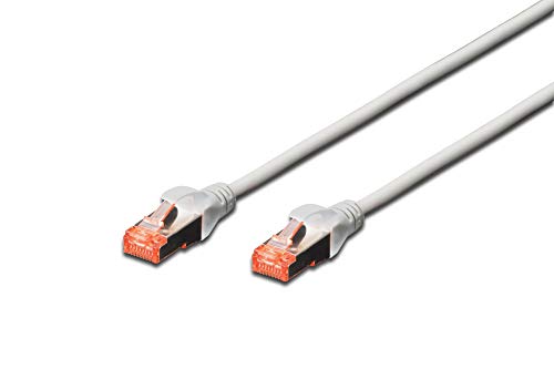 DIGITUS LAN Kabel Cat 6 - 7m - RJ45 Netzwerkkabel - S/FTP Geschirmt - Kompatibel zu Cat 6A & Cat 7 - Grau von DIGITUS