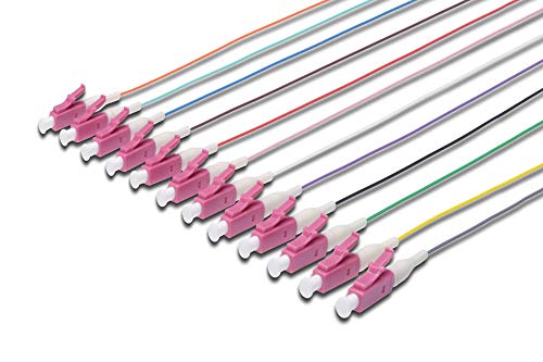 DIGITUS LWL Pigtails - 12 Stück - LC - Simplex - OM4 - Farbcode DIN IEC 304 - Fibre-Optic - Netzwerk-Technik - Länge 2m DIGITUS LWL Pigtails - 12 Stück - LC - Simplex - OM4 - Farbcode DIN IEC 304 - Fibre-Optic - Netzwerk-Technik - Länge 2m von DIGITUS