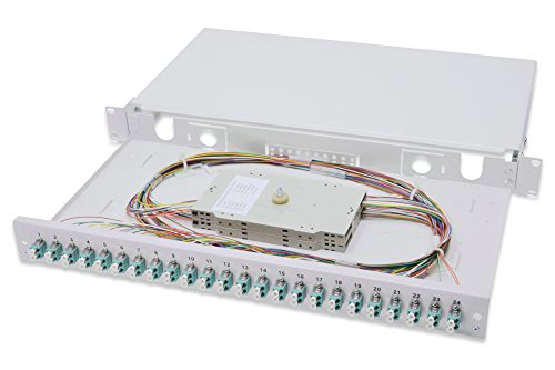 DIGITUS LWL Spleißbox 24 Kupplungen - LC - OM3 - 1HE 19-Zoll - Multi-Mode Duplex - Mit Spleiß-Kassette - Rack-Einbau DIGITUS LWL Spleißbox 24 Kupplungen - LC - OM3 - 1HE 19-Zoll - Multi-Mode Duplex - Mit Spleiß-Kassette - Rack-Einbau von DIGITUS