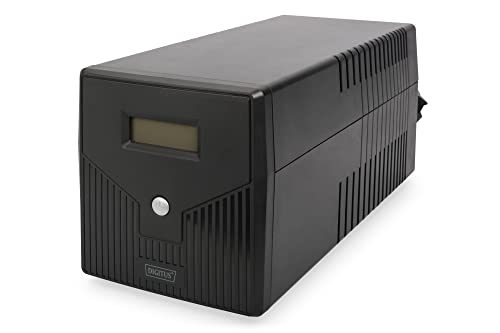 DIGITUS Line-Interactive VI USV - 1500VA / 900W - AVR - 4 Schutzkontakt-Steckdosen - Shutdown-Software - USB/RS232/RJ45 DIGITUS Line-Interactive VI USV - 1500VA / 900W - AVR - 4 Schutzkontakt-Steckdosen - Shutdown-Software - USB/RS232/RJ45 von DIGITUS