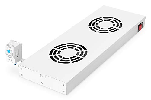 DIGITUS Lüftereinheit 19" 1HE - Rack- oder Dachmontage - Für VarioFLEX Schränke - 2x Lüfter - Thermostat - Grau DIGITUS Lüftereinheit 19" 1HE - Rack- oder Dachmontage - Für VarioFLEX Schränke - 2x Lüfter - Thermostat - Grau von DIGITUS