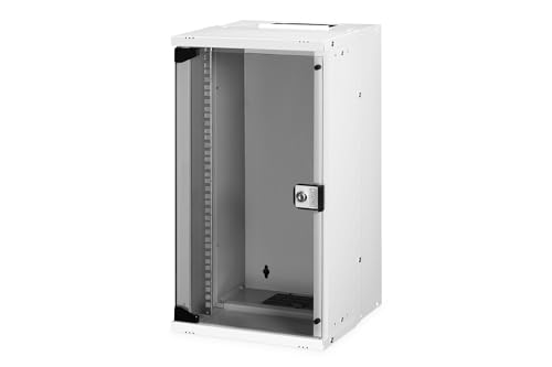 DIGITUS Netzwerk-Schrank 10-Zoll - 12HE - Wandmontage - unmontiert - HxBxT 591x316x298mm - Traglast 30kg - Nutztiefe 254mm - IP20 Schutzklasse - SOHO Pro-Serie - Grau DIGITUS Netzwerk-Schrank 10-Zoll - 12HE - Wandmontage - unmontiert - HxBxT 591x316x298mm - Traglast 30kg - Nutztiefe 254mm - IP20 Schutzklasse - SOHO Pro-Serie - Grau von DIGITUS
