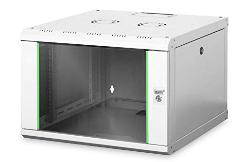 DIGITUS Netzwerk-Schrank 19 zoll 7 HE - Wandmontage - 600 mm Tiefe - Traglast 100 kg - Unique Serie - Glastür - Grau DIGITUS Netzwerk-Schrank 19 zoll 7 HE - Wandmontage - 600 mm Tiefe - Traglast 100 kg - Unique Serie - Glastür - Grau von DIGITUS