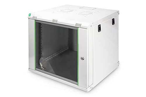 DIGITUS Netzwerk-Schrank 19 zoll 9 HE - Wandmontage - 450 mm Tiefe - Traglast 60 kg - Dynamic Basic - Glastür - Grau DIGITUS Netzwerk-Schrank 19 zoll 9 HE - Wandmontage - 450 mm Tiefe - Traglast 60 kg - Dynamic Basic - Glastür - Grau von DIGITUS