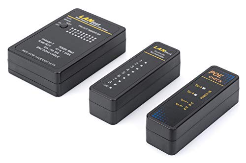 DIGITUS Netzwerk-Tester & Kabel-Tester - PoE-Prüfgerät - Scan-Automatik - RJ45 RJ11 ISDN BNC - LAN Netzwerk-Kabel Coax-Kabel DIGITUS Netzwerk-Tester & Kabel-Tester - PoE-Prüfgerät - Scan-Automatik - RJ45 RJ11 ISDN BNC - LAN Netzwerk-Kabel Coax-Kabel von DIGITUS