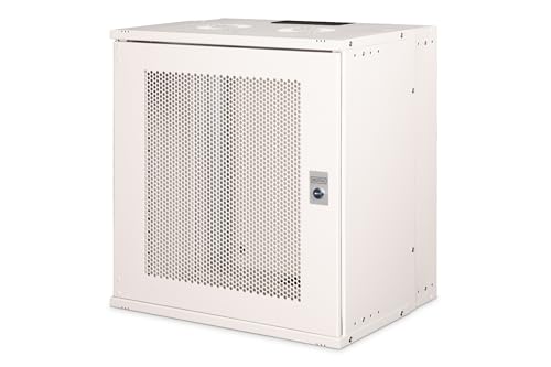 DIGITUS Netzwerkschrank - 19-Zoll Rack 12 HE - Unmontiert - Wandmontage - 400 mm Tiefe - 327 mm Nutztiefe - Traglast 60 kg - perforierte Stahltür - SOHO Pro-Serie - Grau DIGITUS Netzwerkschrank - 19-Zoll Rack 12 HE - Unmontiert - Wandmontage - 400 mm Tiefe - 327 mm Nutztiefe - Traglast 60 kg - perforierte Stahltür - SOHO Pro-Serie - Grau von DIGITUS