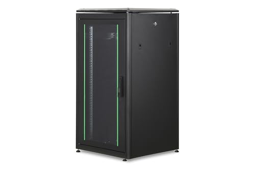 DIGITUS Netzwerkschrank - 19-Zoll Rack 22HE - 60x60 cm - Unique Serie - Traglast 800 kg - Nutztiefe 543 mm - Schwarz DIGITUS Netzwerkschrank - 19-Zoll Rack 22HE - 60x60 cm - Unique Serie - Traglast 800 kg - Nutztiefe 543 mm - Schwarz von DIGITUS