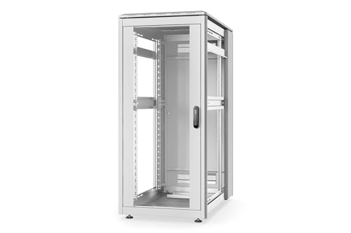 DIGITUS Netzwerkschrank - 19-Zoll Rack 26HE - 60x100 cm - Unique Serie - Traglast 800 kg - Nutztiefe 943 mm - Ohne Seitenwände - Grau DIGITUS Netzwerkschrank - 19-Zoll Rack 26HE - 60x100 cm - Unique Serie - Traglast 800 kg - Nutztiefe 943 mm - Ohne Seitenwände - Grau von DIGITUS