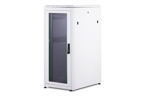 DIGITUS Netzwerkschrank - 19-Zoll Rack 26HE - 60x80 cm - Unique Serie - Traglast 800 kg - Nutztiefe 743 mm - Grau DIGITUS Netzwerkschrank - 19-Zoll Rack 26HE - 60x80 cm - Unique Serie - Traglast 800 kg - Nutztiefe 743 mm - Grau von DIGITUS