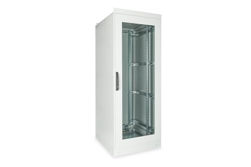 DIGITUS Netzwerkschrank - 19-Zoll Rack 42HE - 80x100 cm - Industrie Serie - IP55 & IK10 - Traglast 1500 kg - Nutztiefe 860 mm - Serverschrank - Grau DIGITUS Netzwerkschrank - 19-Zoll Rack 42HE - 80x100 cm - Industrie Serie - IP55 & IK10 - Traglast 1500 kg - Nutztiefe 860 mm - Serverschrank - Grau von DIGITUS