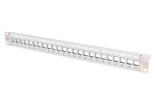 DIGITUS Patchpanel - Modular - Für Keystone-Module - 19-Zoll - 24-Port - Geschirmt - Rack-Montage 1HE - V2 - Grau DIGITUS Patchpanel - Modular - Für Keystone-Module - 19-Zoll - 24-Port - Geschirmt - Rack-Montage 1HE - V2 - Grau von DIGITUS