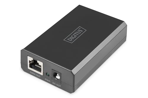 DIGITUS PoE++-Splitter - Gigabit - IEEE802.3at/bt - 51W Ausgangsleistung - 10/100/1000 Mbit/s - wählbare Ausgangsspannung 12V/24V - Schwarz DIGITUS PoE++-Splitter - Gigabit - IEEE802.3at/bt - 51W Ausgangsleistung - 10/100/1000 Mbit/s - wählbare Ausgangsspannung 12V/24V - Schwarz von DIGITUS