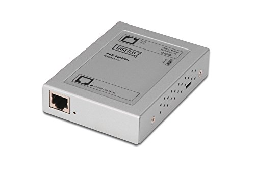 DIGITUS PoE Splitter - IEEE802.3af - Fast Ethernet - Ausgangs-Spannung 5, 7.5, 9, 12 Volt - DC 2.5mm Stecker & Buchse von DIGITUS