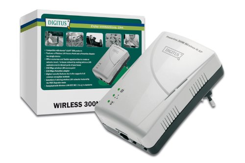 DIGITUS PowerLine 300N Access Point 300Mbit. incl. Repeaterfunktion von DIGITUS