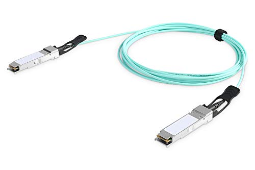 DIGITUS QSFP+ AOC-Kabel 40 Gbit/s - 10m - Mini-GBIC - SFP-Modul - LWL Glasfaser Kabel von DIGITUS
