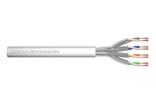 DIGITUS Roh-Patchkabel Cat-6A - Meterware Unkonfektioniert - 100 m - U-FTP Netzwerk-Kabel - LSZH - AWG 27/7 - Grau DIGITUS Roh-Patchkabel Cat-6A - Meterware Unkonfektioniert - 100 m - U-FTP Netzwerk-Kabel - LSZH - AWG 27/7 - Grau von DIGITUS