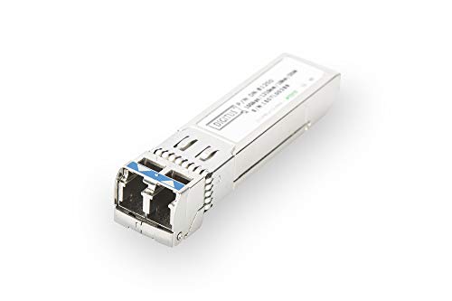 DIGITUS SFP+ Modul - 10 Gbit/s - HP kompatibel - Mini GBIC - für Multimode-Glasfaserkabel - LC Duplex - 850 nm Wellenlänge - 300 m Reichweite - Plug & Play von DIGITUS