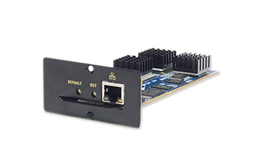 DIGITUS SNMP IP Modul für KVM-Konsolen und -Switches von DIGITUS, Gigabit LAN WAN Zugriff, Gbit Internet Port, Fernwartung, Web Interface, Remote, Schwarz von DIGITUS