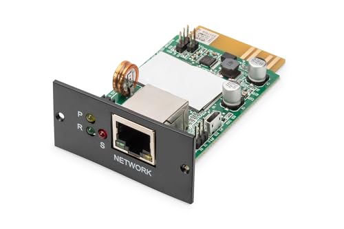 DIGITUS SNMP-Karte OnLine USV-Anlagen DN-170xxx - Fernzugriff & Überwachung - Warnungen per E-Mail - 1x RJ45-Port - Plug & Play DIGITUS SNMP-Karte OnLine USV-Anlagen DN-170xxx - Fernzugriff & Überwachung - Warnungen per E-Mail - 1x RJ45-Port - Plug & Play von DIGITUS