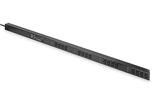 DIGITUS Steckdosenleiste - 16 Abgriffe - Vertikale Montage - Smart-Meter - RJ45 Webinterface - 16 x C13 - Eingang IEC309 16A, Grau, DN-95628 DIGITUS Steckdosenleiste - 16 Abgriffe - Vertikale Montage - Smart-Meter - RJ45 Webinterface - 16 x C13 - Eingang IEC309 16A, Grau, DN-95628 von DIGITUS