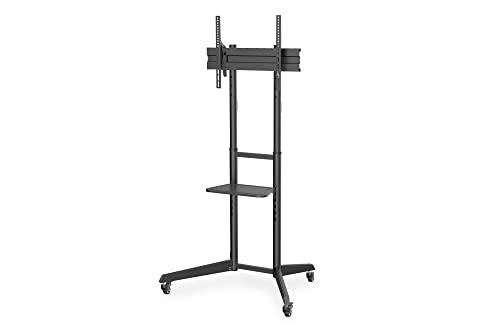 DIGITUS TV-Wagen mit Ablage - für 37-70 Zoll Fernseher - 50kg Traglast - VESA 100x100 bis 600x400 - integriertes Kabelmanagement - höhenverstellbar - Schwenk- und neigbar - schwarz DIGITUS TV-Wagen mit Ablage - für 37-70 Zoll Fernseher - 50kg Traglast - VESA 100x100 bis 600x400 - integriertes Kabelmanagement - höhenverstellbar - Schwenk- und neigbar - schwarz von DIGITUS