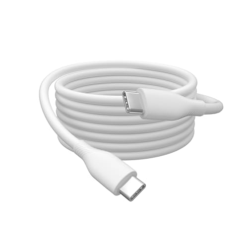 DIGITUS USB 2.0 Anschlusskabel - 1m - USB Typ-C zu Typ-C - High-Speed 480 Mbit/s - 60W Power Delivery - flexibles Silikonkabel - Weiß - für iPad, iPhone, Android Smartphones, Tablets, Laptops DIGITUS USB 2.0 Anschlusskabel - 1m - USB Typ-C zu Typ-C - High-Speed 480 Mbit/s - 60W Power Delivery - flexibles Silikonkabel - Weiß - für iPad, iPhone, Android Smartphones, Tablets, Laptops von DIGITUS