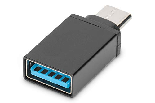 DIGITUS USB 3.2 Gen1 USB-Adapter - Adapter - USB C (St) zu USB A (Bu) - 5 Gbit/s - Adapter-Kabel, USB-Kabel - Schwarz von DIGITUS