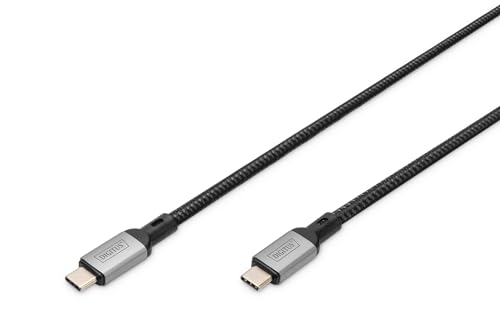 DIGITUS USB-C Anschlusskabel - USB 4.0 - Power Delivery 3.0-40 Gbit/s - 8k/60Hz - 1m - Schwarz DIGITUS USB-C Anschlusskabel - USB 4.0 - Power Delivery 3.0-40 Gbit/s - 8k/60Hz - 1m - Schwarz von DIGITUS