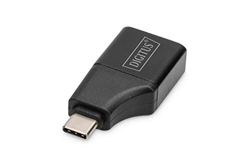 DIGITUS USB-C auf HDMI Typ-A Adapter - 4k/30HZ - Plug & Play - Aluminiumgehäuse - Schwarz von DIGITUS