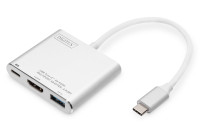 DIGITUS USB Type-C 4K HDMI Multiport Adapter, 3-Port von DIGITUS